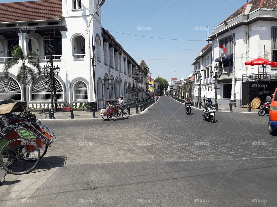 The Old City called as the Little Amsterdam of Semarang, Indonesia