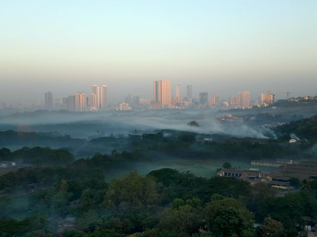 Morning Mumbai Skyline