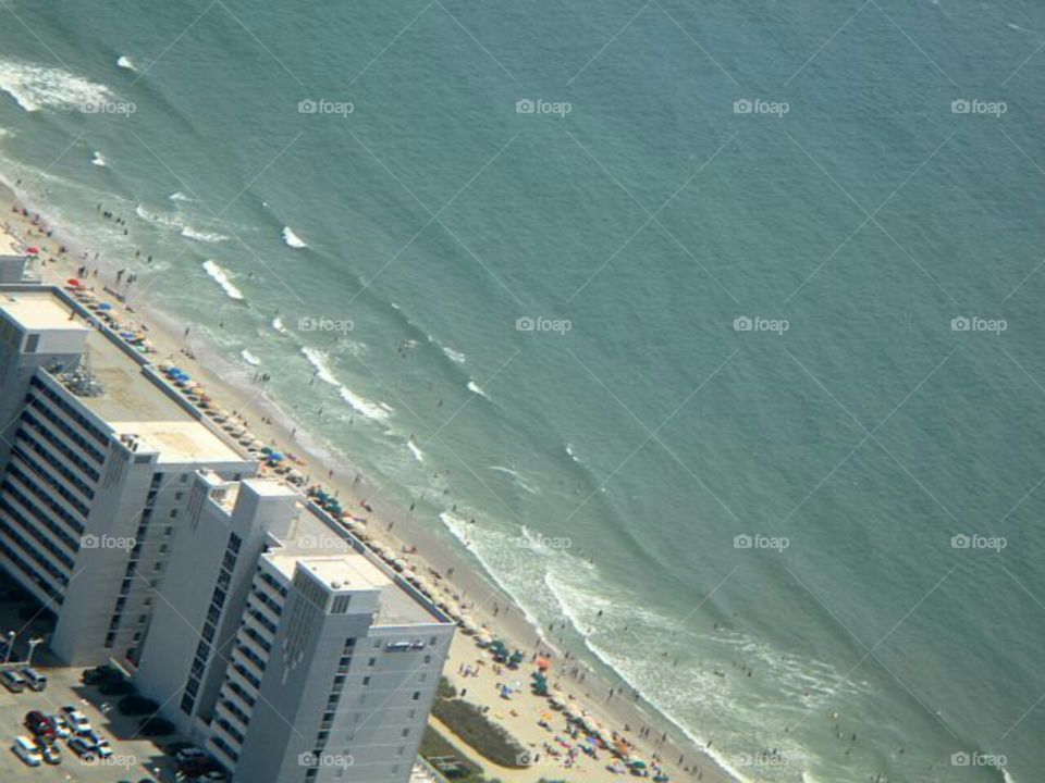 Coastline of Myrtle Beach