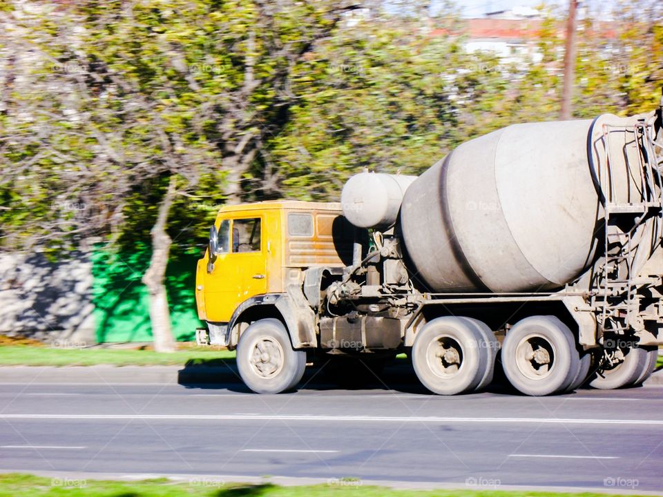 concrete mixer truck машина бетономешалка