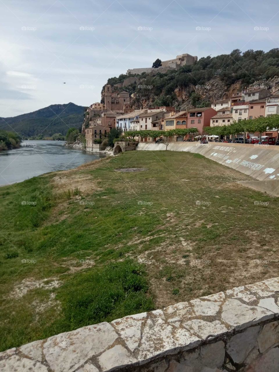 A village by the river