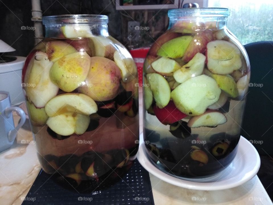 Компот из яблок