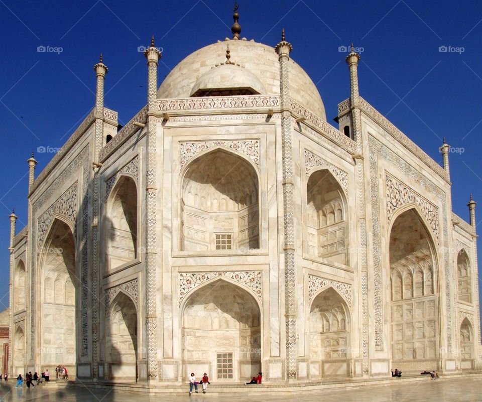 Taj mahal. India. Taj mahal mausoleum