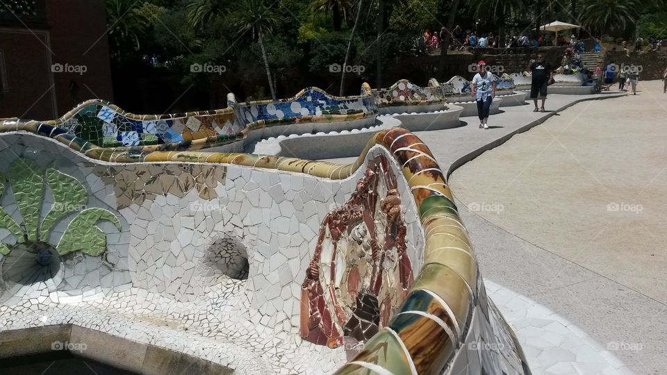 Parc Güell, Barcelona, Spain.