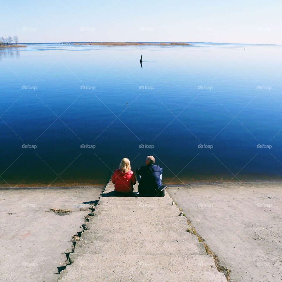 embankment of the city of Ukrainka