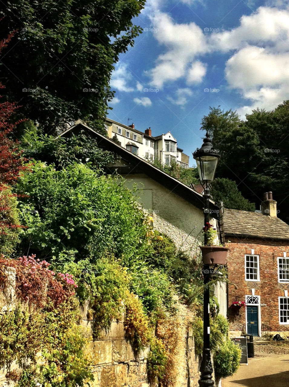 Knaresborough North Yorkshire on a summer day