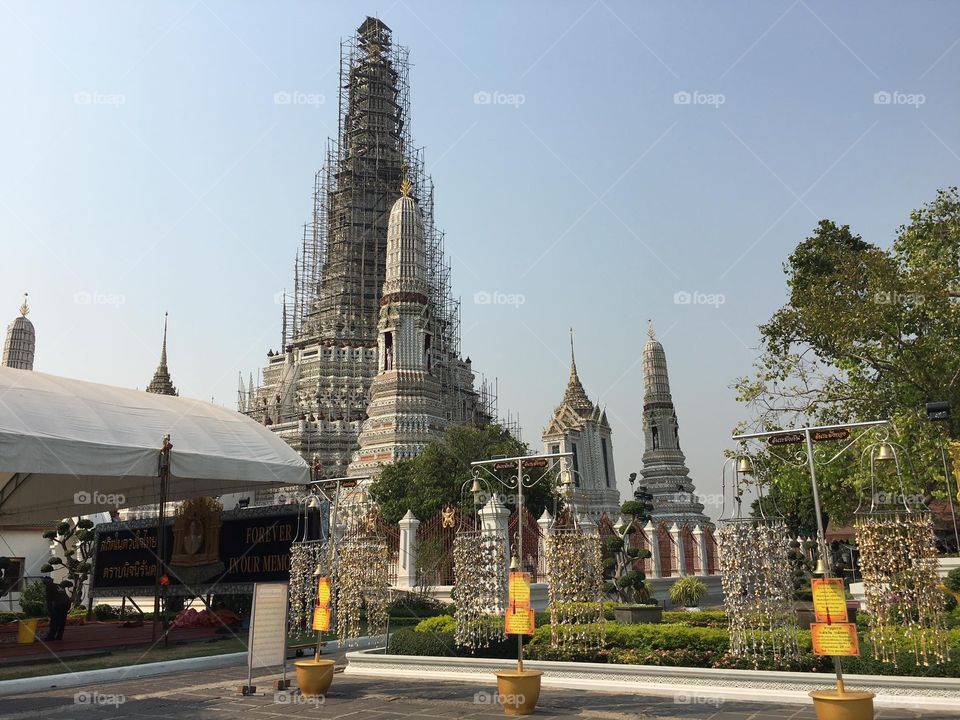 Building buddha Temple Thailand