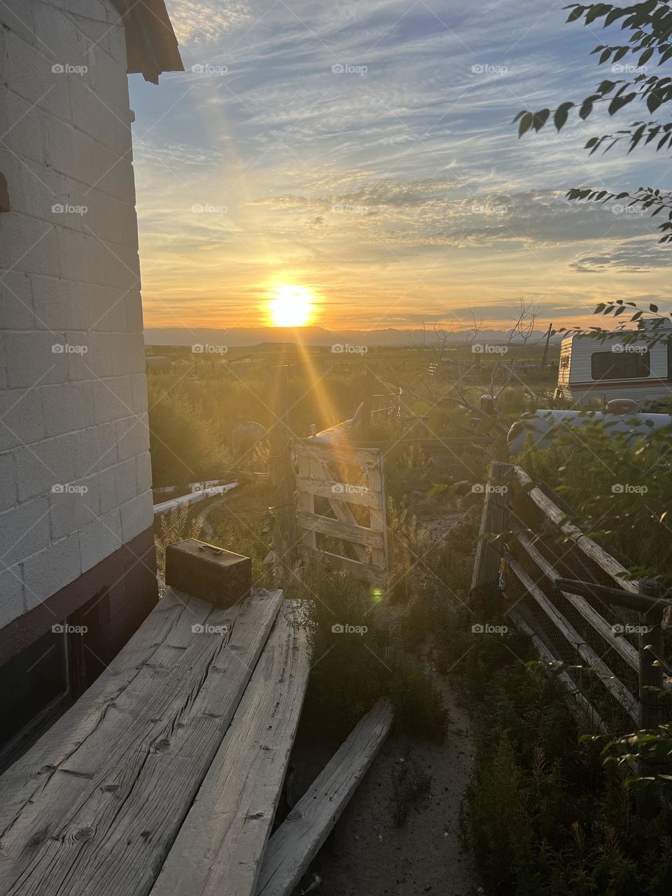 First Rays Touching Emery County 