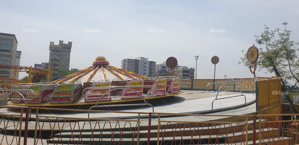 Rotary circular fair game, circle, round