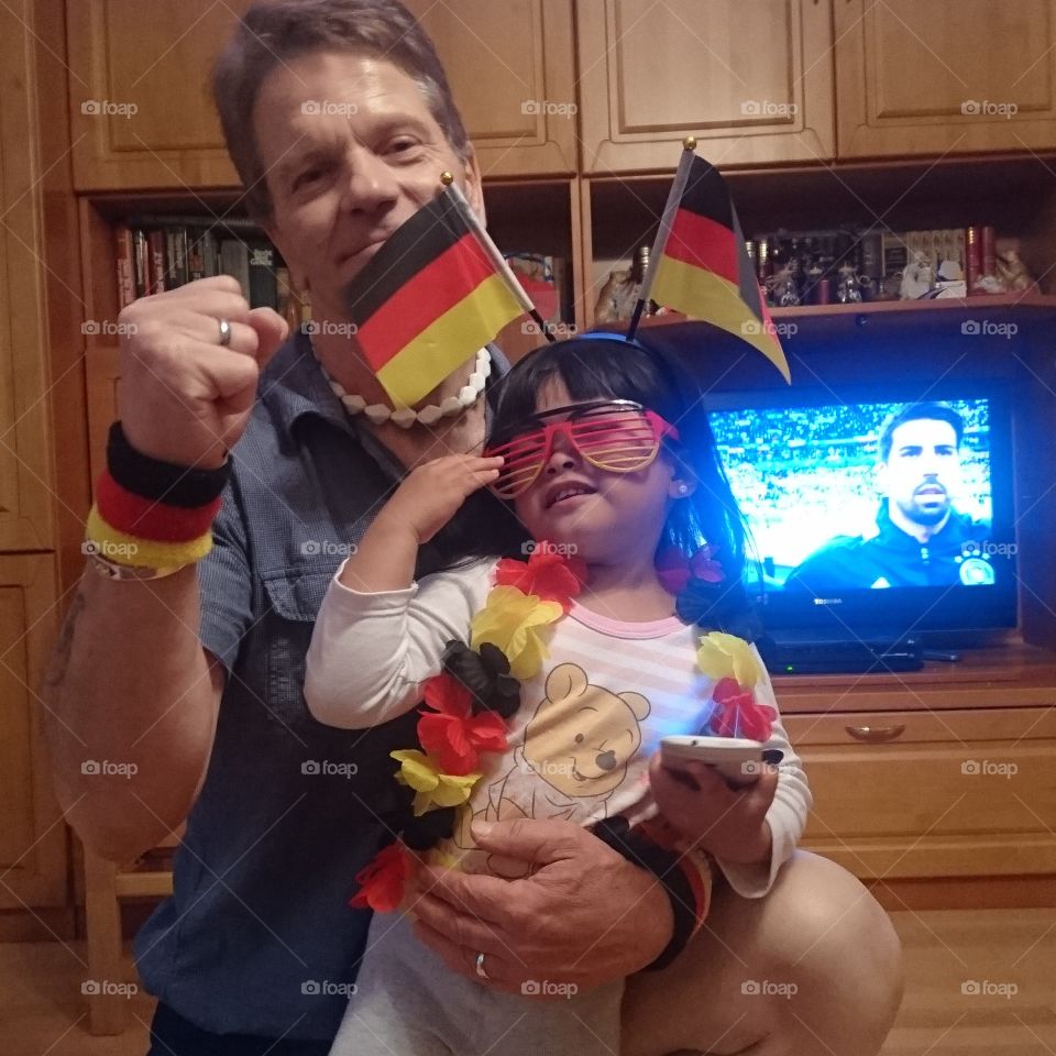 cheering for the team