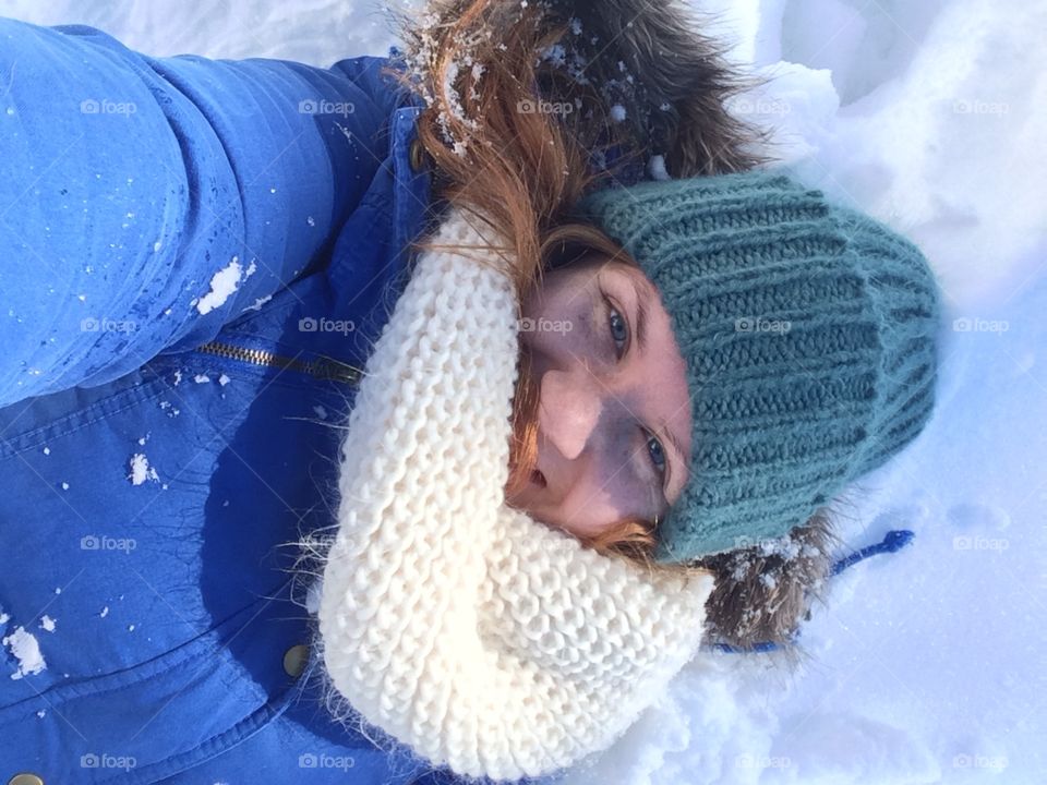 Winter, Cold, Snow, Scarf, Woman