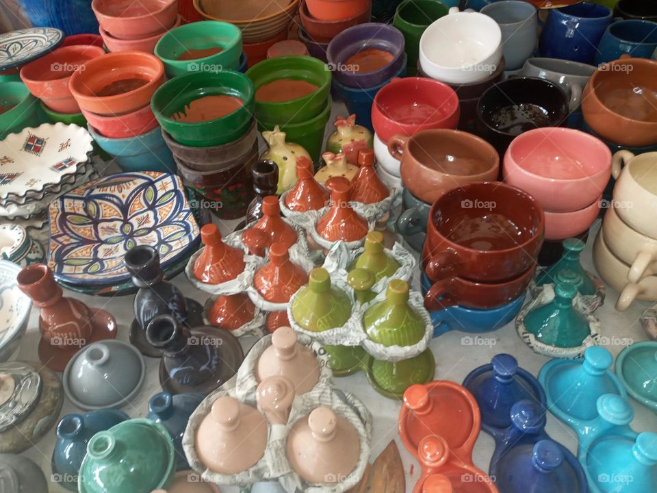 Objects pottery