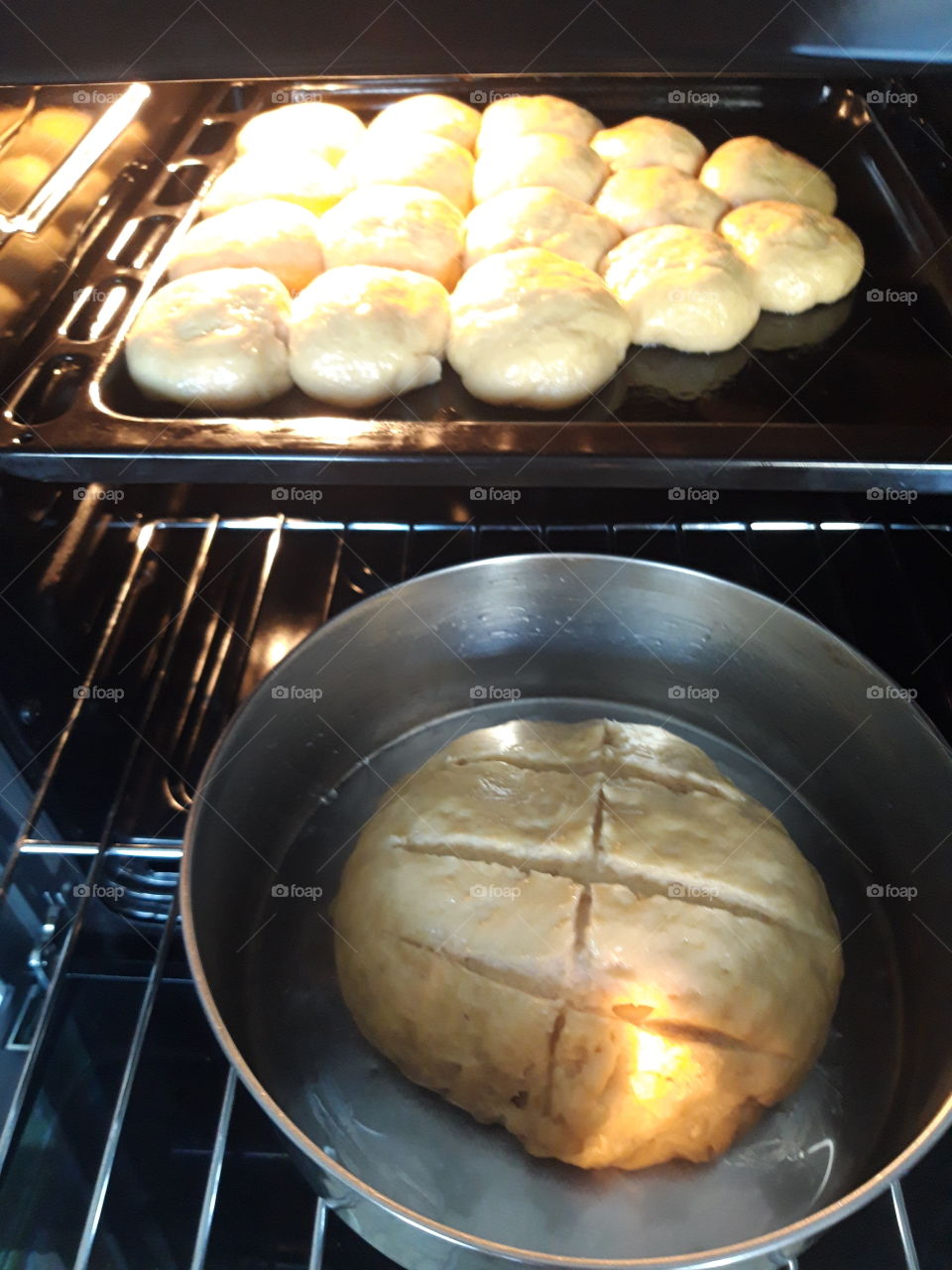 making bread at home