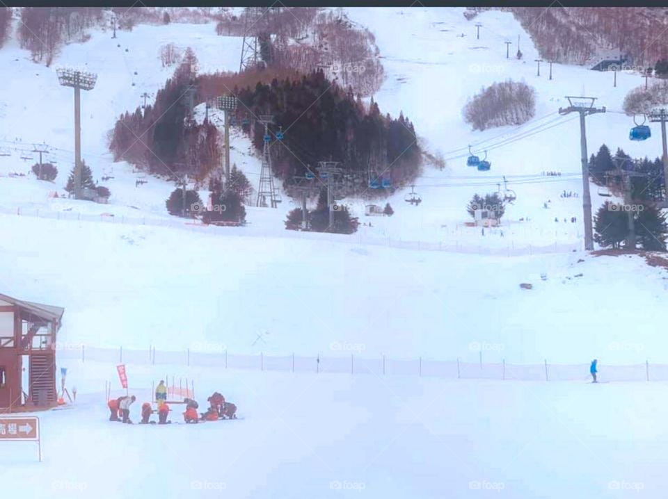 nice environment in winter cold season