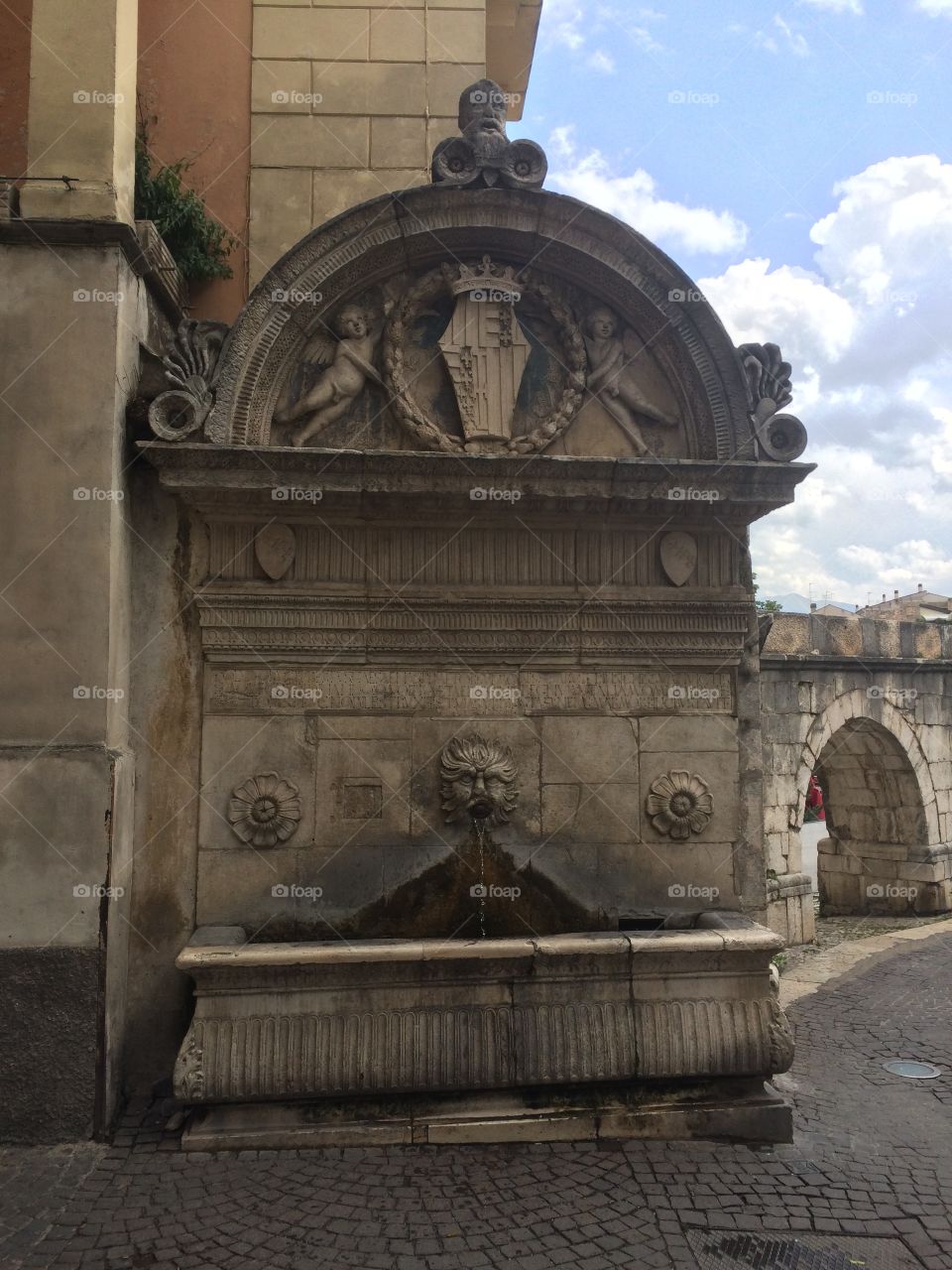 Fountain in Sulmona