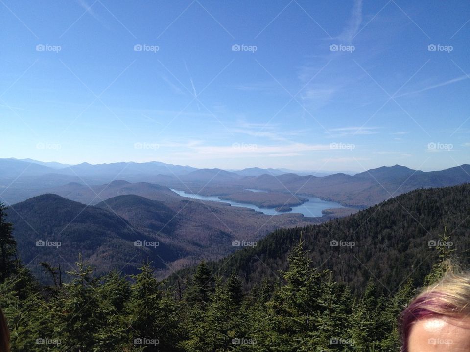 Lake placid from Whiteface 