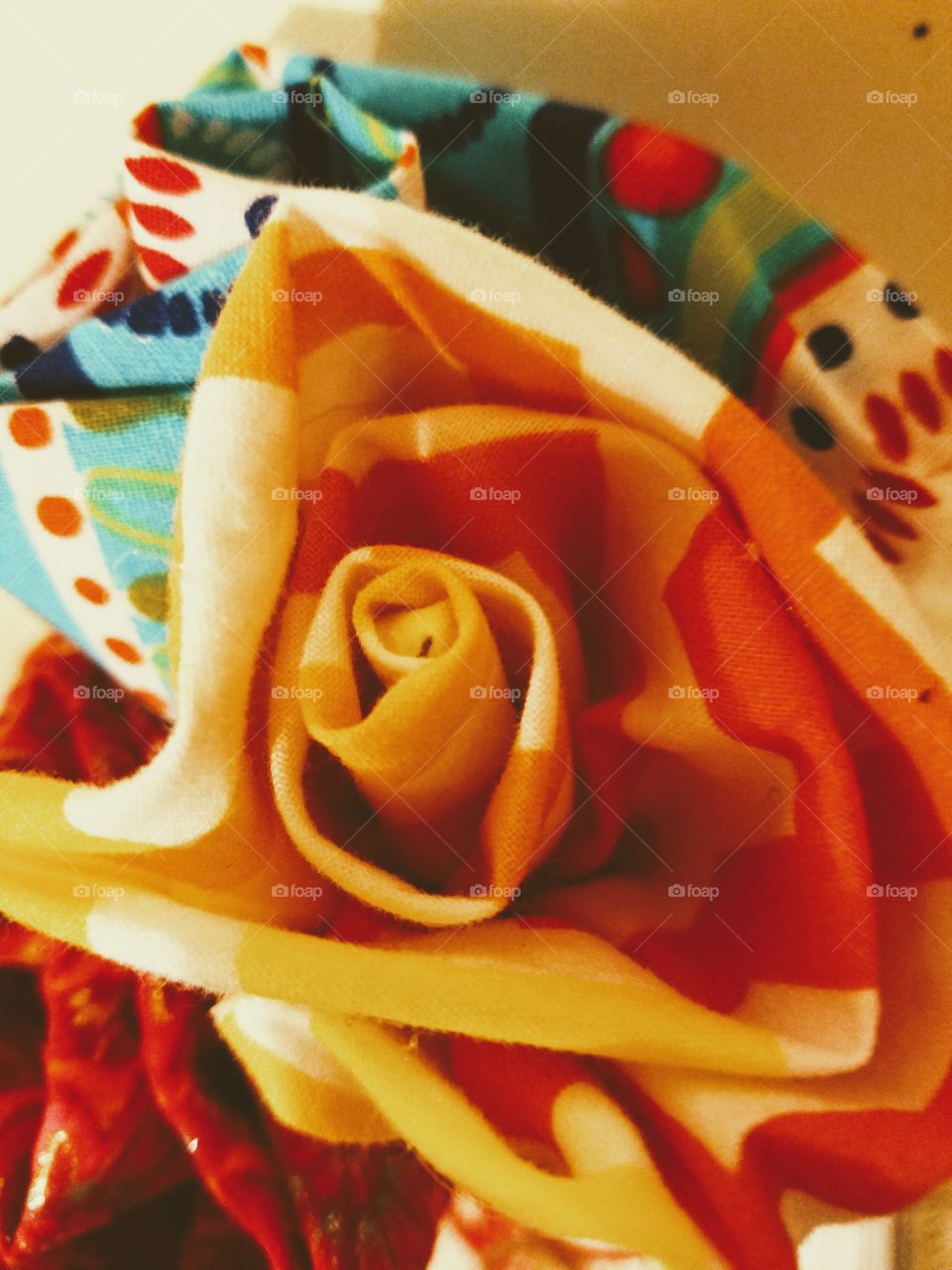 rose material flowers