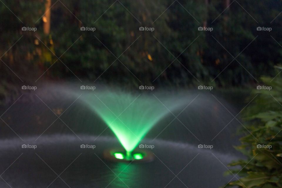 Fountain . Disney land Orlando 