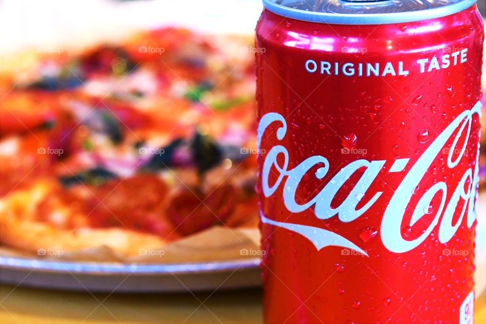 Pizza and Coke