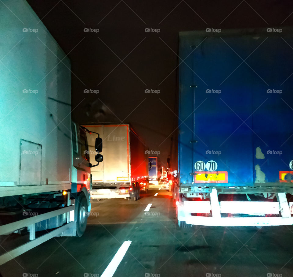 Trucker Traffic Jam