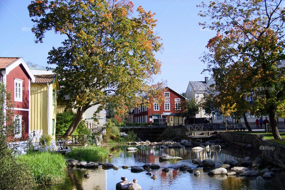 Autumn in Norrtälje, Sweden 