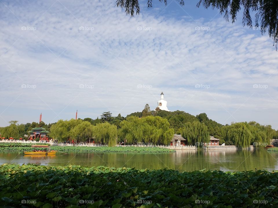 Temple of eternal peace Beihai Park Beijing China