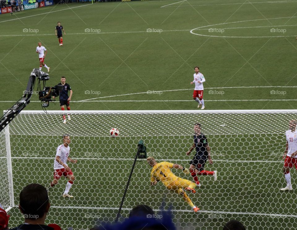 FIFA 2018 match Croatia-Denmark 