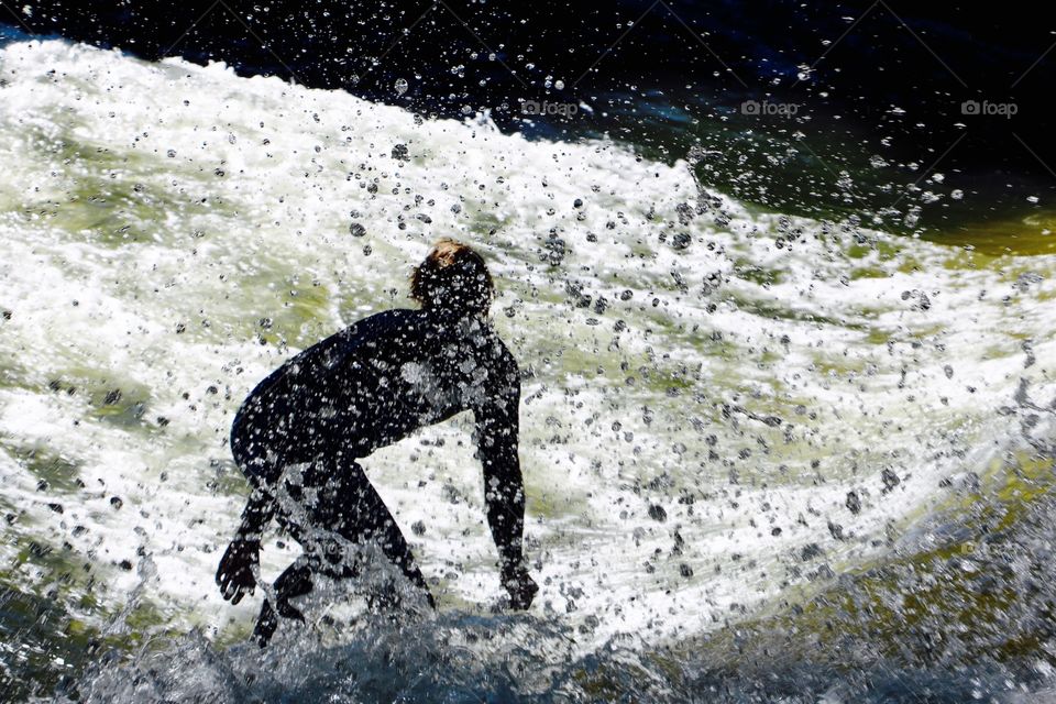 Surfing in Munich 