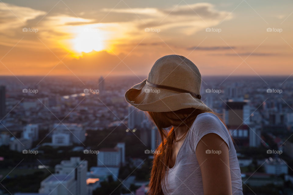 Looking down. Bangkok, the concrete jungle