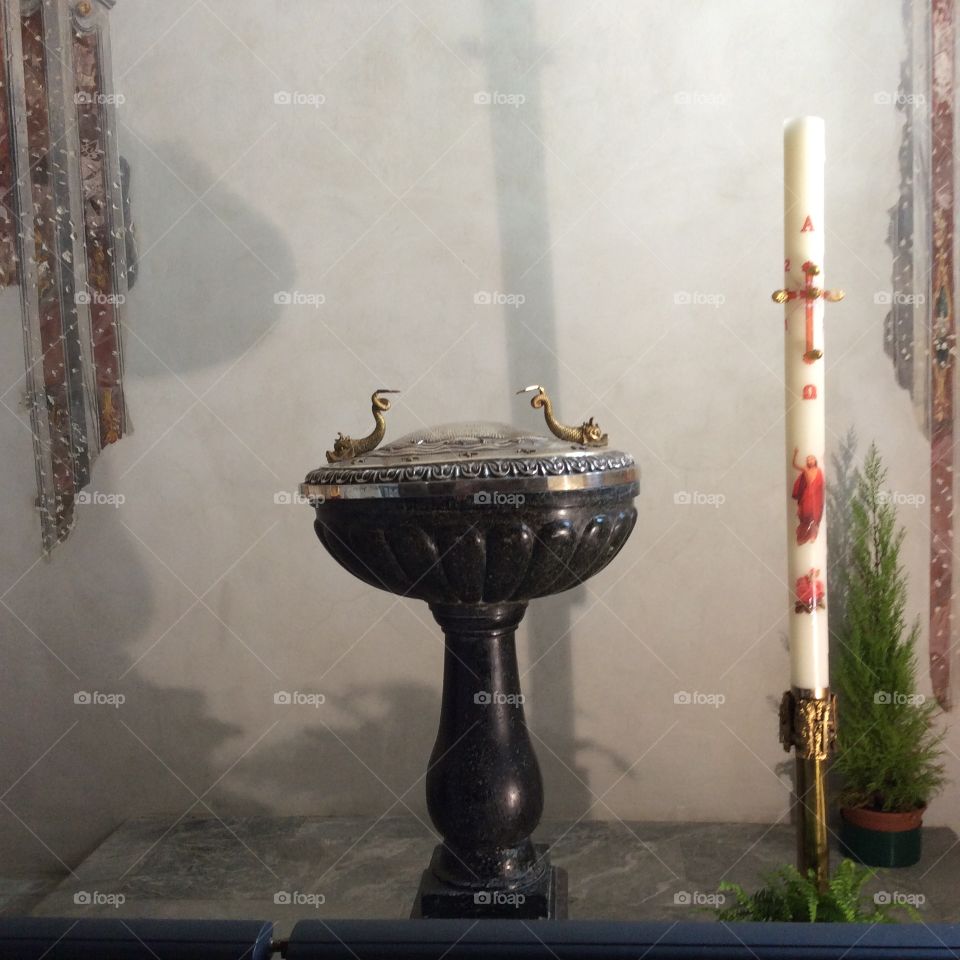 Angolo battesimale cripta