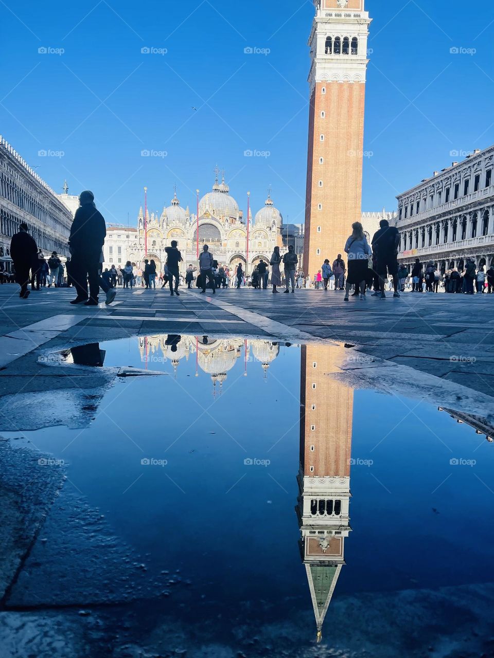 Water mirror in Venecia IT.