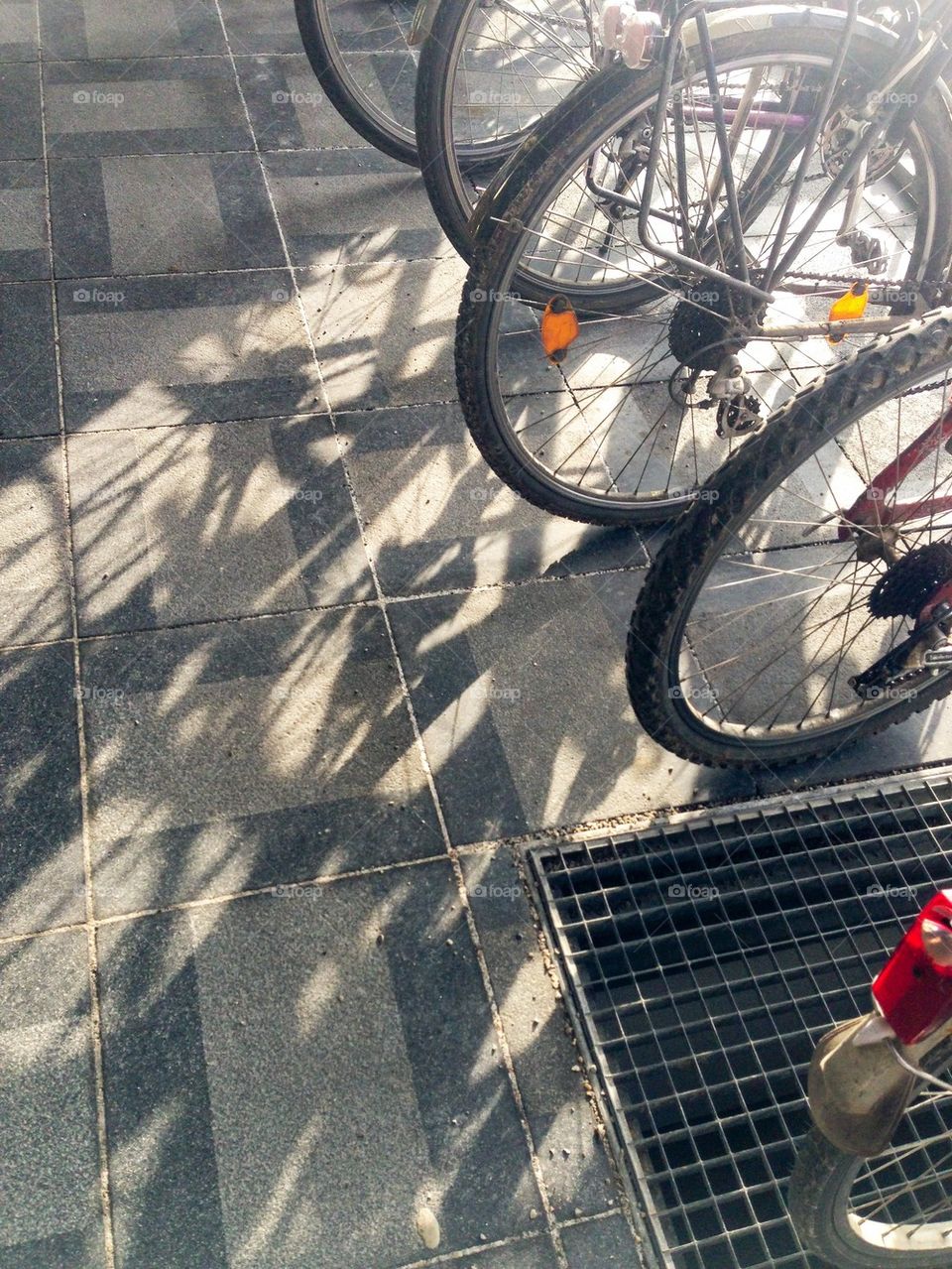 Bikes and shadow