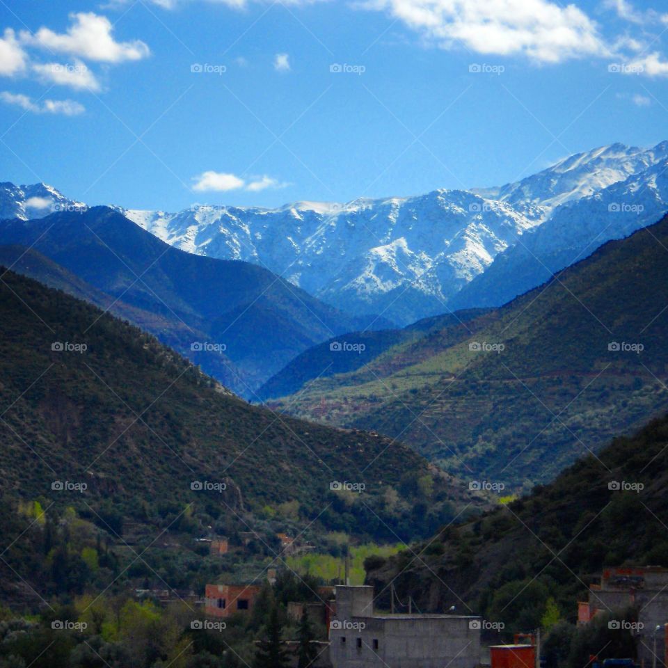 Atlas mountains Morocco 