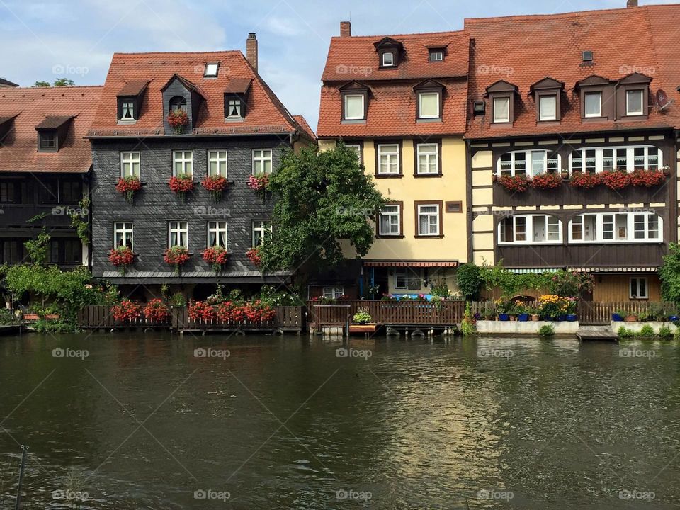 German Town On the River