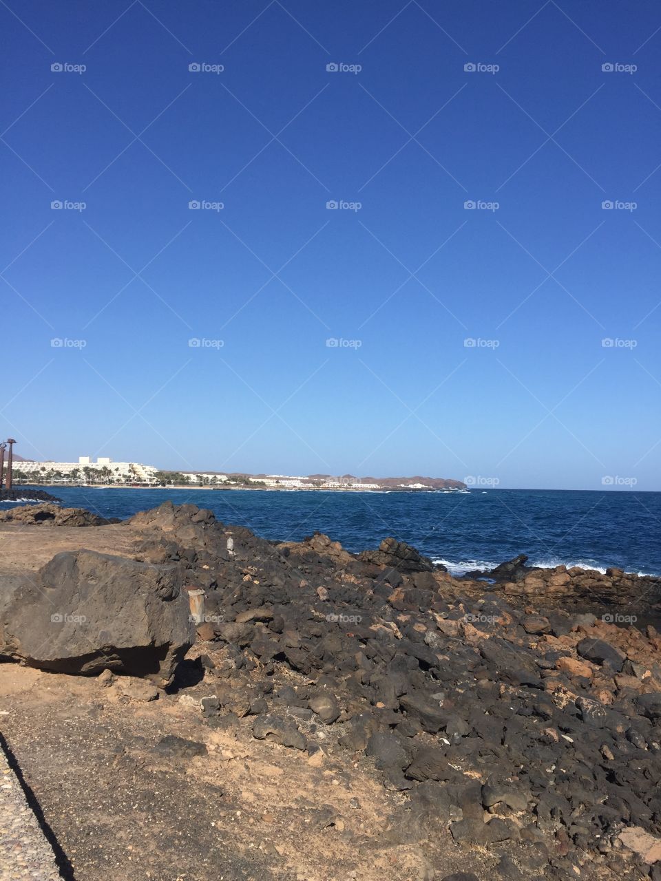 Costa Teguise océano atlántico Islas Canarias 