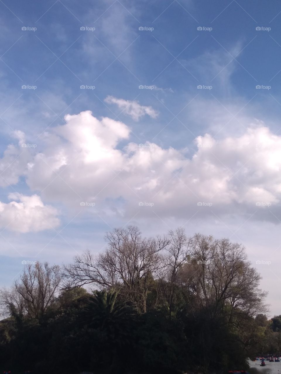 hermosa panorama del cielo.