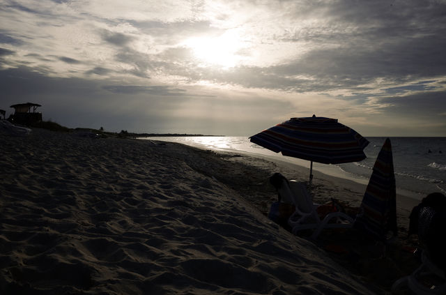 sunset at the beach