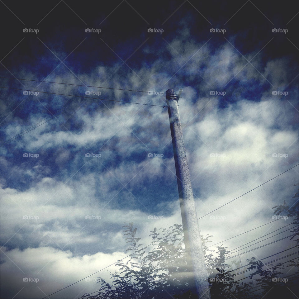 italy sky clouds blu by uolza