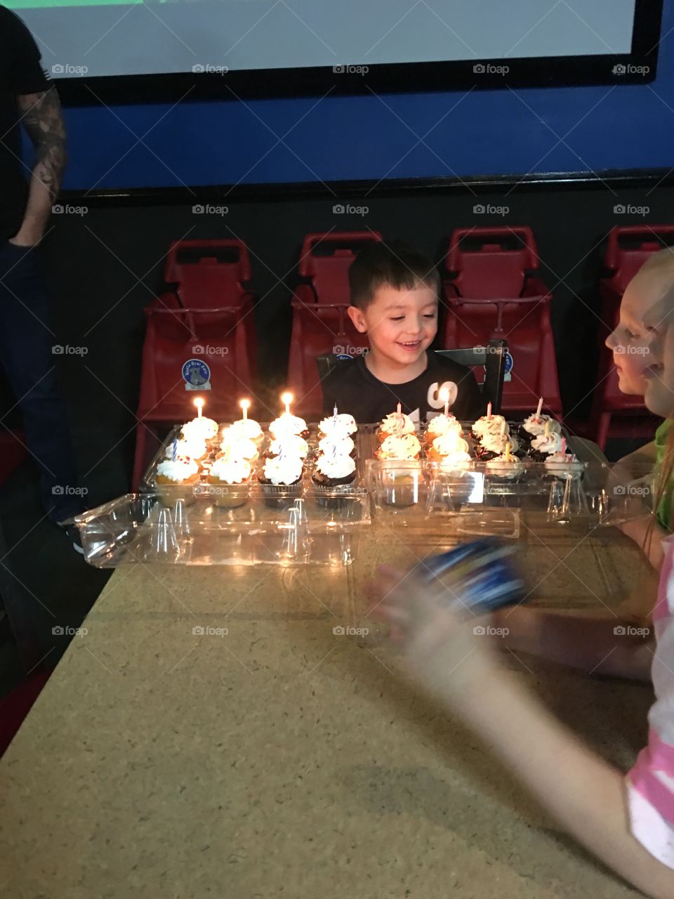 Blow out the candles 