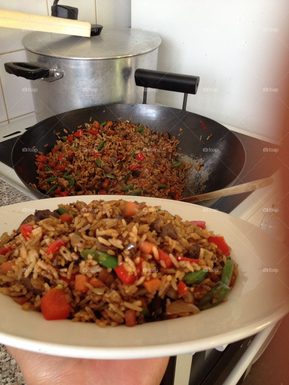 Nasi Goreng. Home made fried rice
