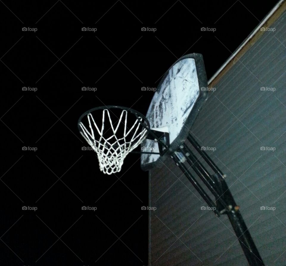 basketball hoop. nothin bur net