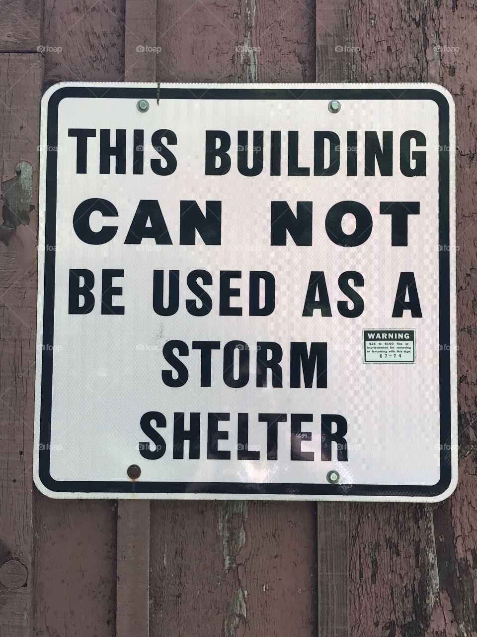 Not a shelter