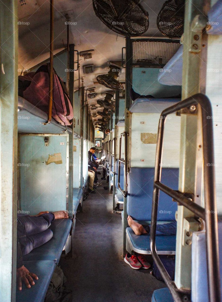 On an Indian train