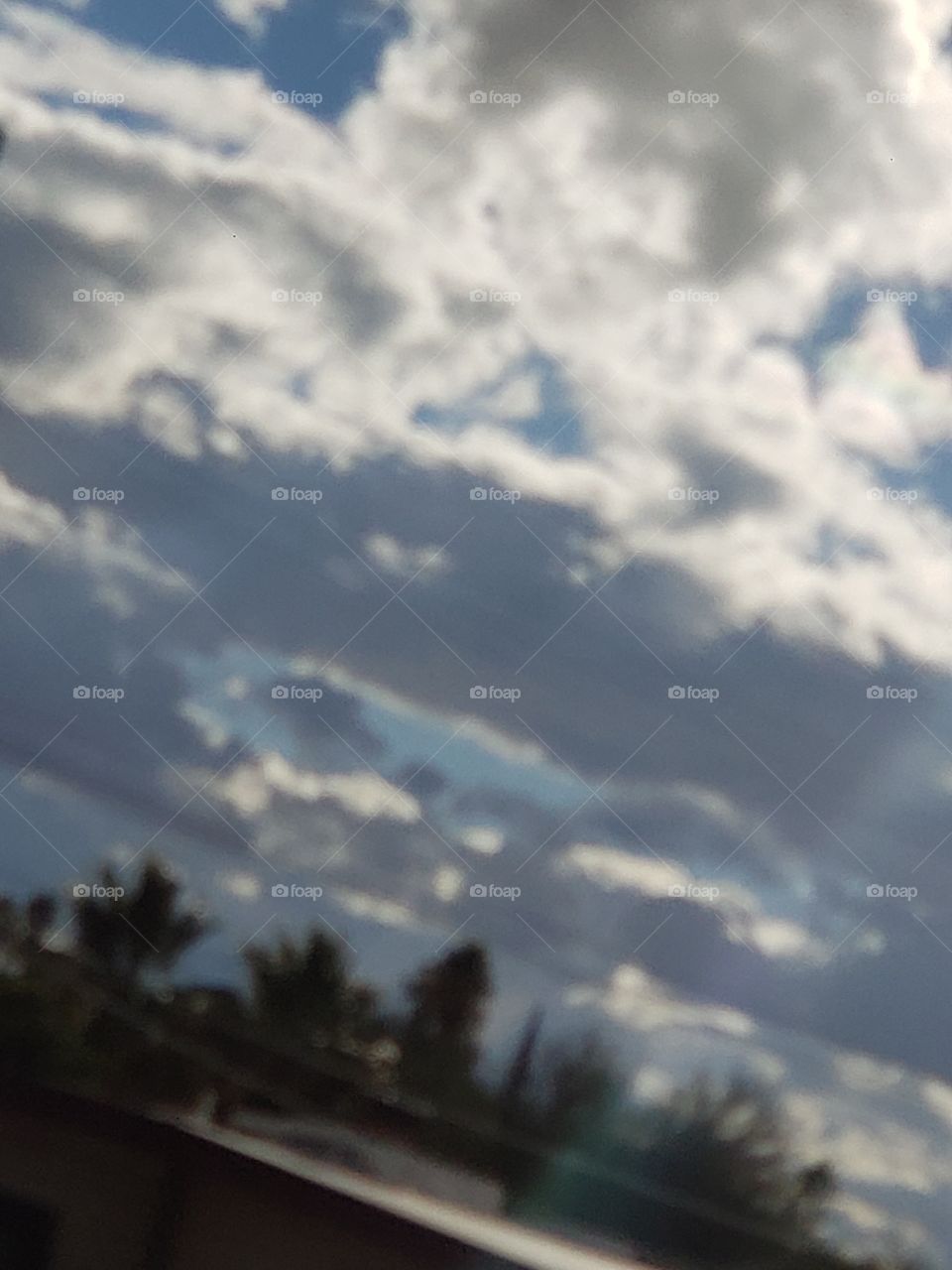 sky with storms in view