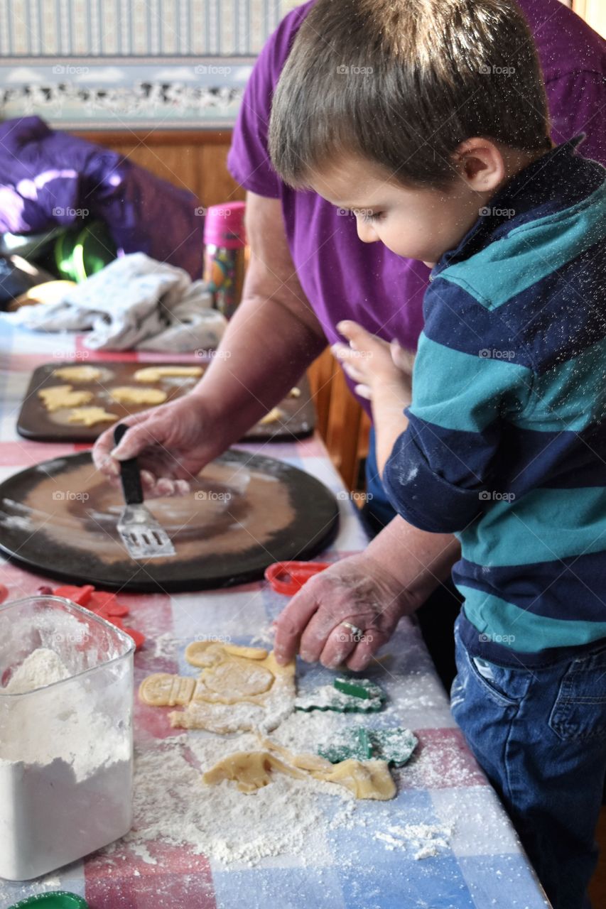 baking with Grandma