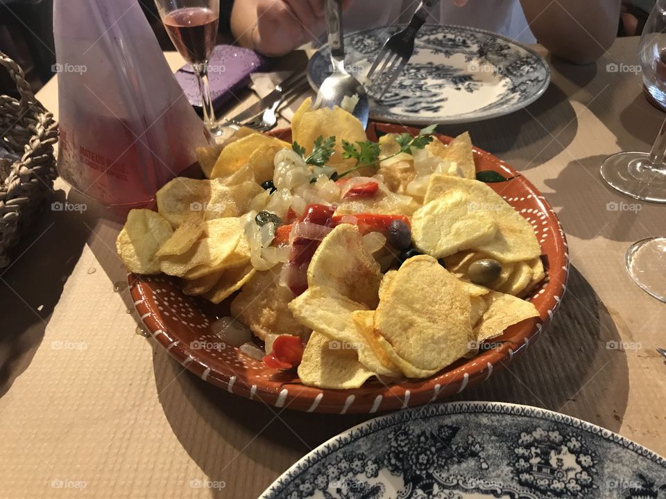 Morue a la portugaise !