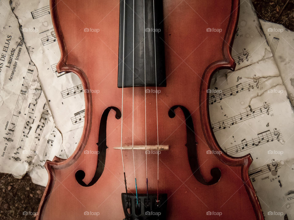 Violin and score