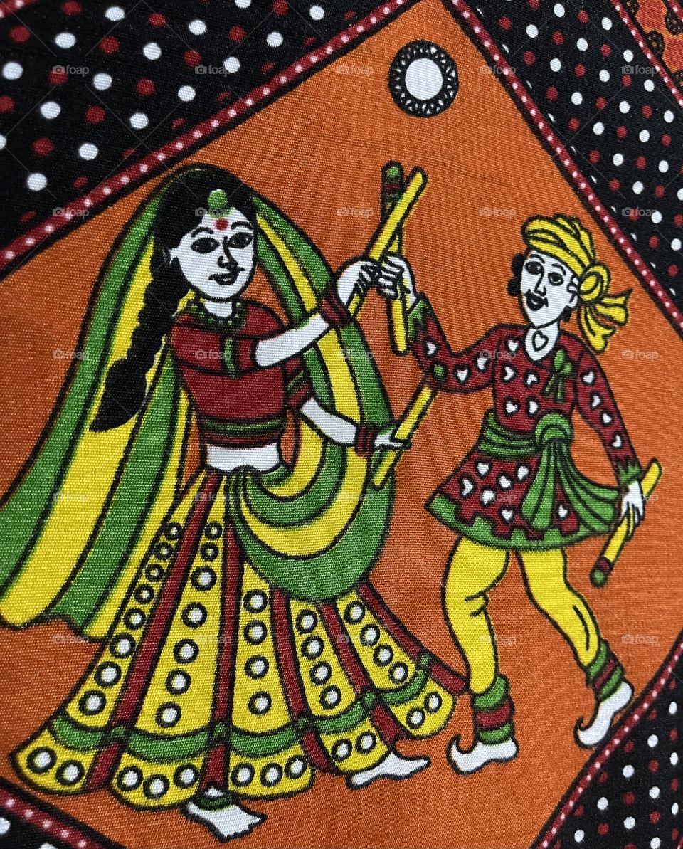Rajasthani style dandiya 