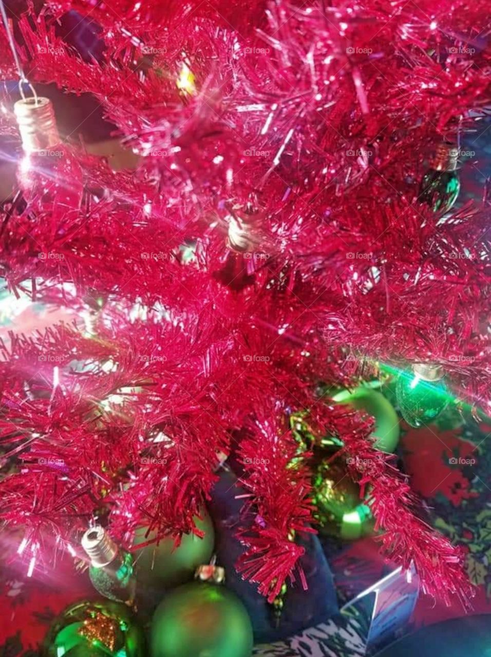Red Christmas Tree