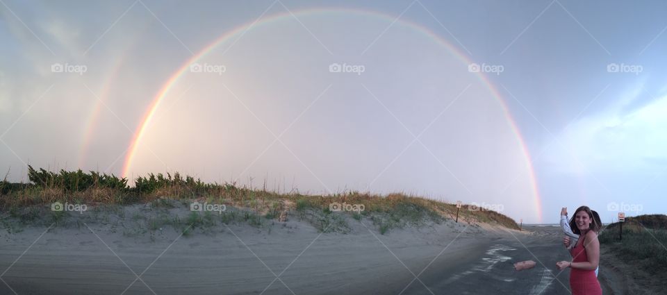 Beach rainbow